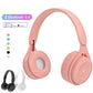 Macaron Kulaklıklar Çocuklar Kablosuz Bluetooth Kulaklık Stereo Kafa Bandı Oyun Kulaklığı Mikrofonlu Oyuncu Kız Hediye Mobil Tablet için