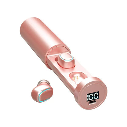 C1-1 Bluetooth Earphone Outdoor Sport Wireless Headset V5.1 With Charging Bin Display Touch Control Headphone Earbuds Waterproof