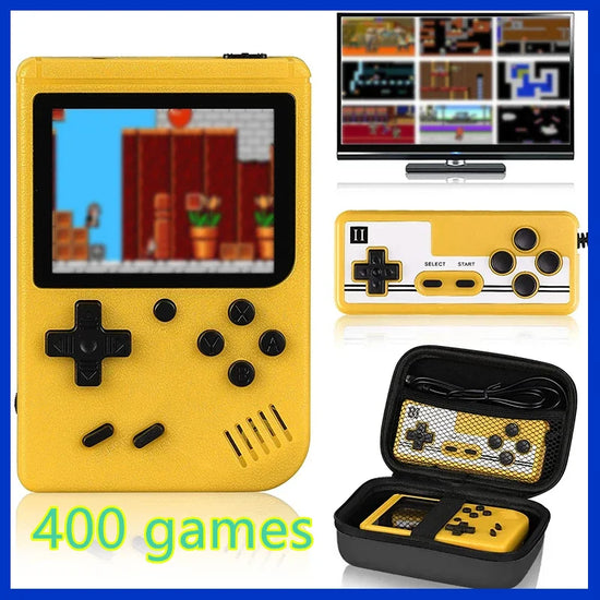 NEW Portable Retro Mini Video Game Console 8-Bit Handheld Game Player Built-in 400 games AV Out Game Console Gameboy videojuego