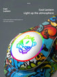 Wireless Headset Flash Light Kids Ear Headphones with Mic Bluetooth Headsets Stereo Music Game Headphone Girls Boys Gift