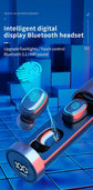 C1-1 Bluetooth Earphone Outdoor Sport Wireless Headset V5.1 With Charging Bin Display Touch Control Headphone Earbuds Waterproof